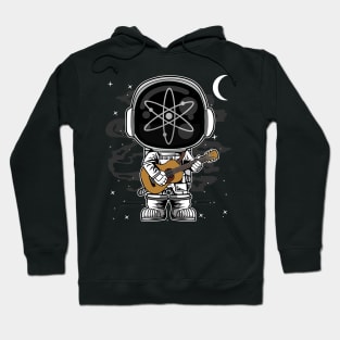 Astronaut Guitar Cosmos ATOM Coin To The Moon Crypto Token Cryptocurrency Blockchain Wallet Birthday Gift For Men Women Kids Hoodie